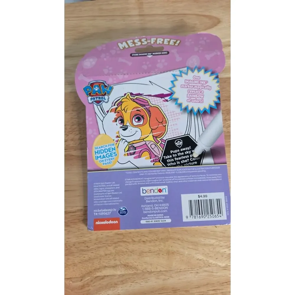 Paw Patrol Imagine Ink Easter Magic Ink Coloring Book Mess Free Marker Bendon